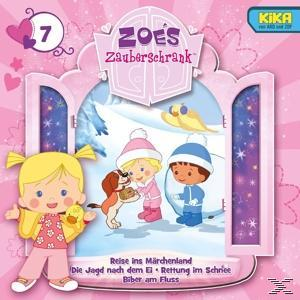 DVD-Cover mit Cartoon-Mädchen, Schneelandschaft und Text. Rosa und blaue Farben dominieren.