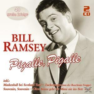 CD-Cover mit einem Mann, der in einem Anzug lächelt, und Text: Bill Ramsey, Pigalle, Pigalle.