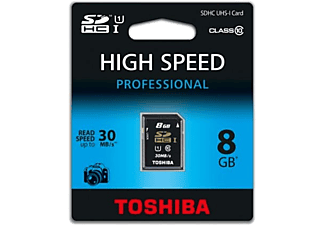 TOSHIBA 8GB SDHC UHS1 C10 30 MB/sn Hafıza Kartı