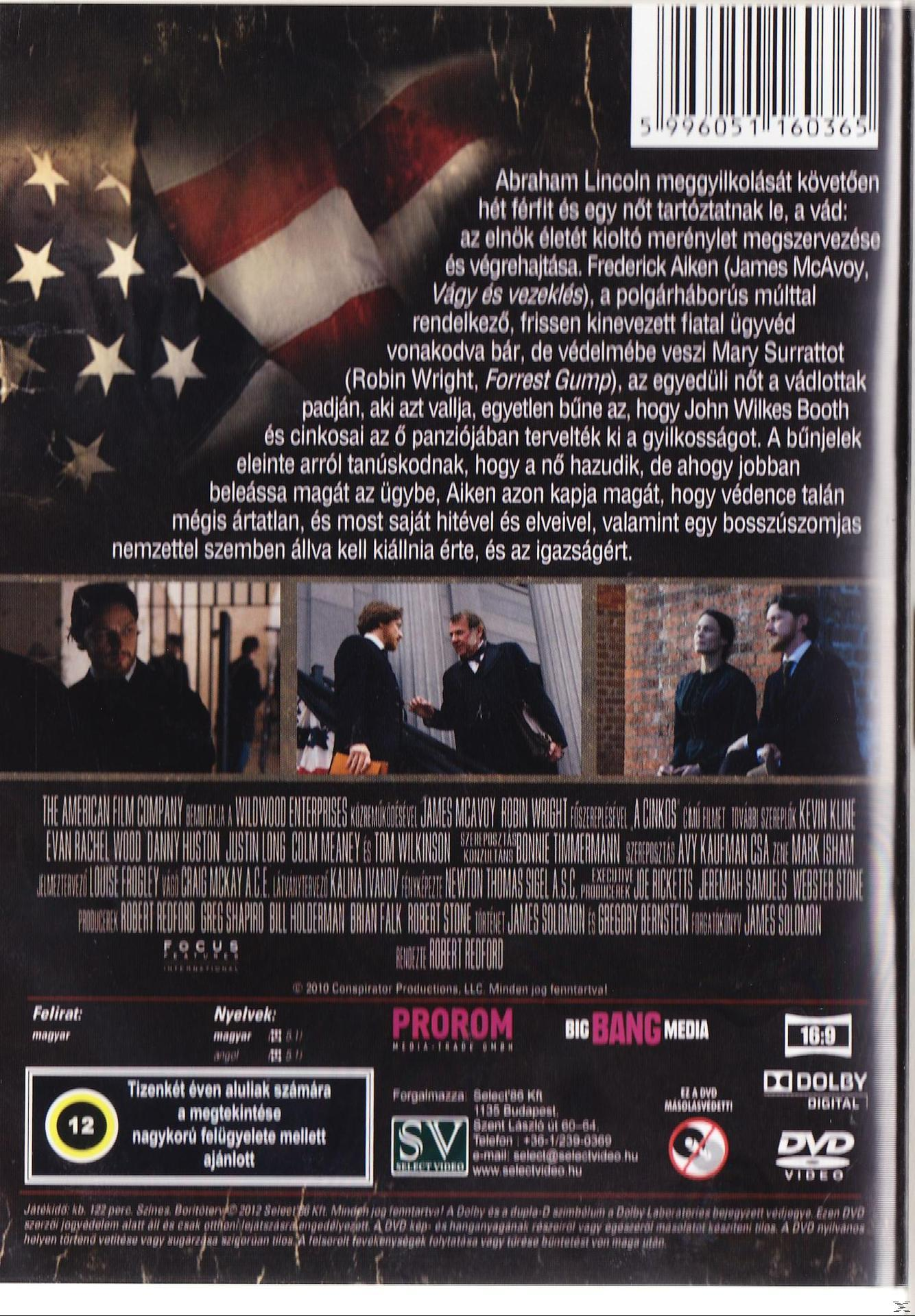 DVD borító filminformációkkal, magyar nyelvű szöveggel és filmképekkel.