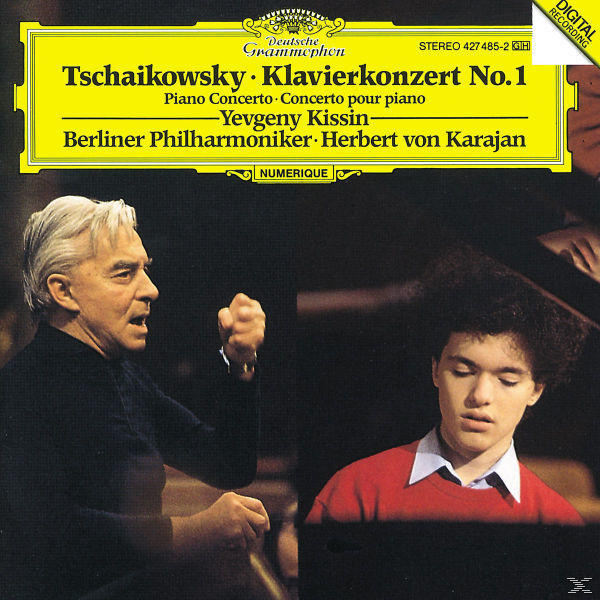 Album borító karmesterrel és zongoristával. Háttér: sárga-fekete dizájn.