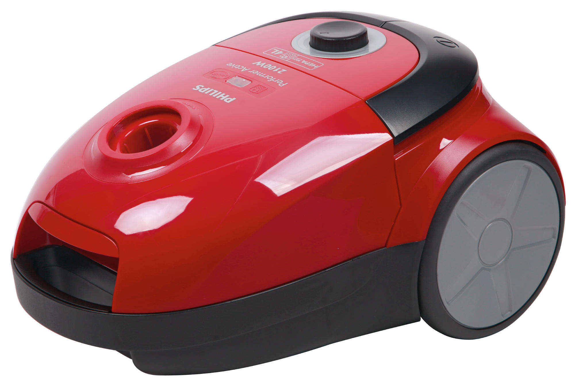 PHILIPS FC8654/01 Performer Active 2100W Toz Torbalı HEPA 10 Yıkanabilir Filtreli Elektrikli Süpürge Kırmızı