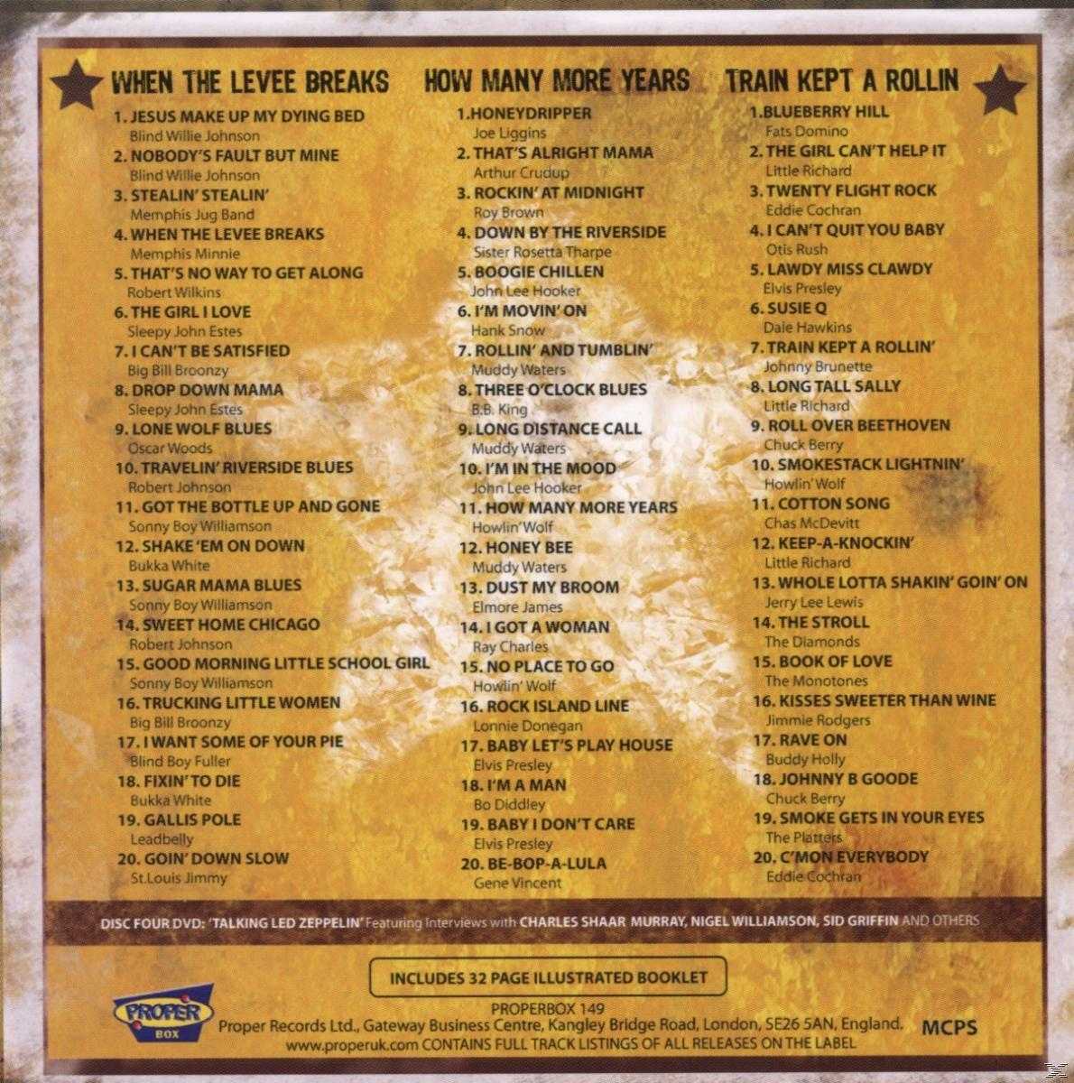 CD-Cover mit Songliste, Text. Proper Box Logo, rot und gelb.