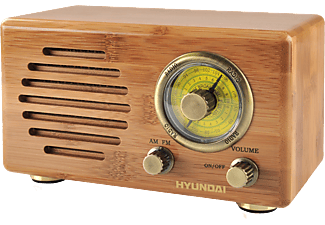 HYUNDAI RA410B retro rádió, bambusz