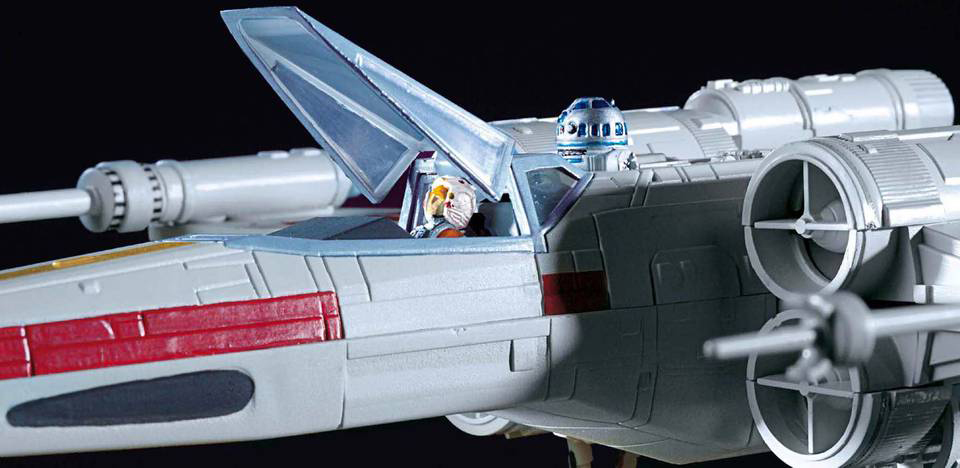 REVELL 06656 X-Wing Fighter, Grau