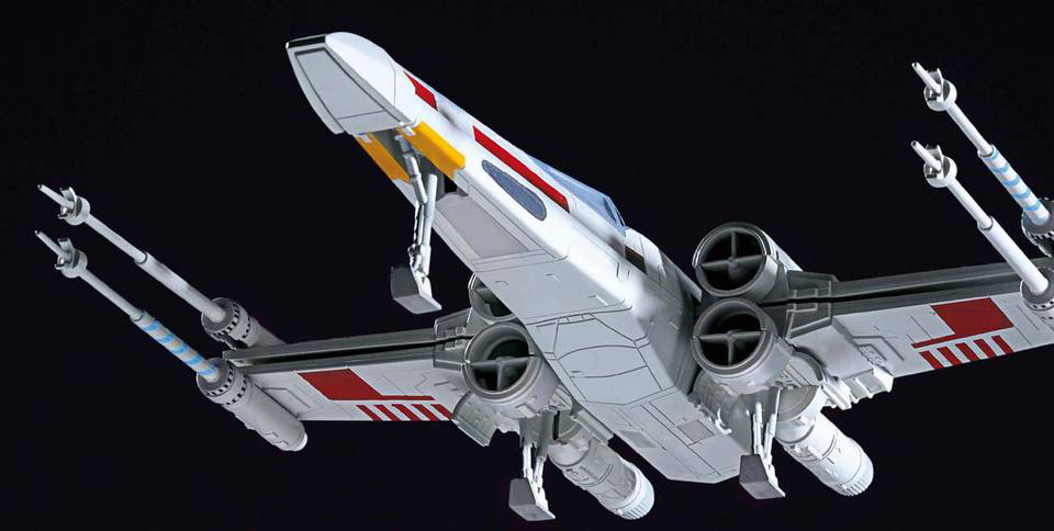 REVELL 06656 X-Wing Fighter, Grau