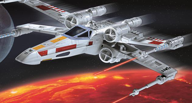 REVELL 06656 X-Wing Fighter, Grau