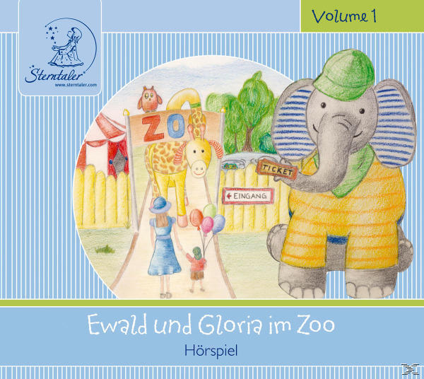 Katja Ruhl, Jürgen Fritsch, VARIOUS - Sterntaler Hörgeschichten:Ewald & Gloria Im Zoo  - (CD)