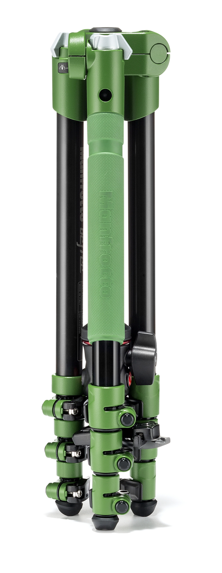 MANFROTTO MKBFRA4G-BH Dreibein Stativ, Grün, Höhe offen bis 1440 mm