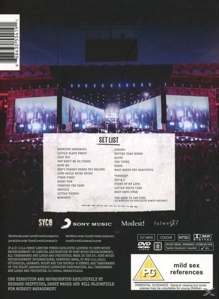 One Direction - Where We Are: Live From San Siro Stadium  - (DVD)