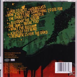 CD-Rückseite. Titelliste auf der Rückseite einer CD-Hülle.