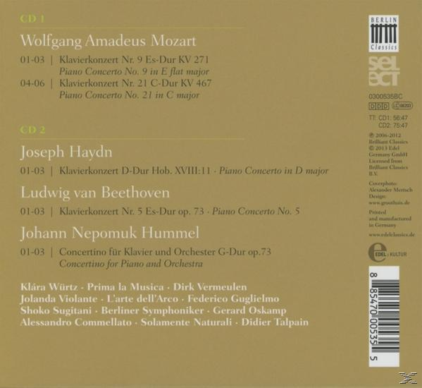 VARIOUS - From Vienna With Love-Piano Concertos  - (CD)