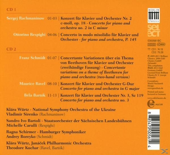 VARIOUS - Great Piano Concertos  - (CD)