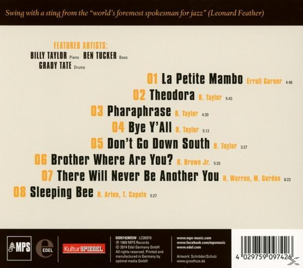 Billy Trio Taylor - Sleeping Bee  - (CD)