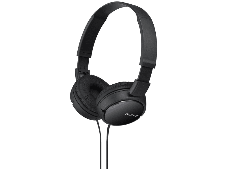 SONY MDR-ZX110 Kablolu Kulak Üstü Kulaklık, 30 mm Sürücü, Katlanabilir, 1,2 m Kablo - Siyah