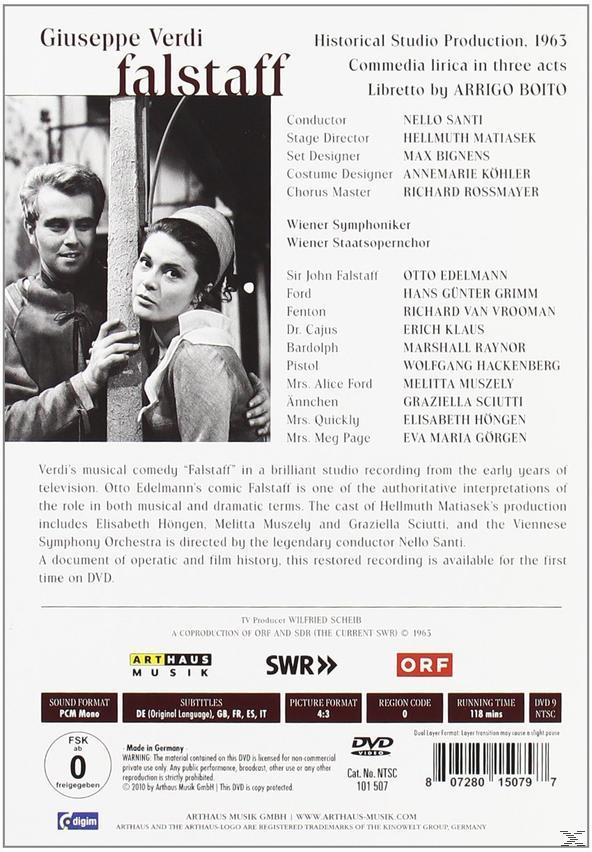 Otto Edelmann, Hans Günter Grimm, Richard van Vrooman, Erich Klaus, Melitta Muszely, Wiener Symphoniker - Falstaff  - (DVD)