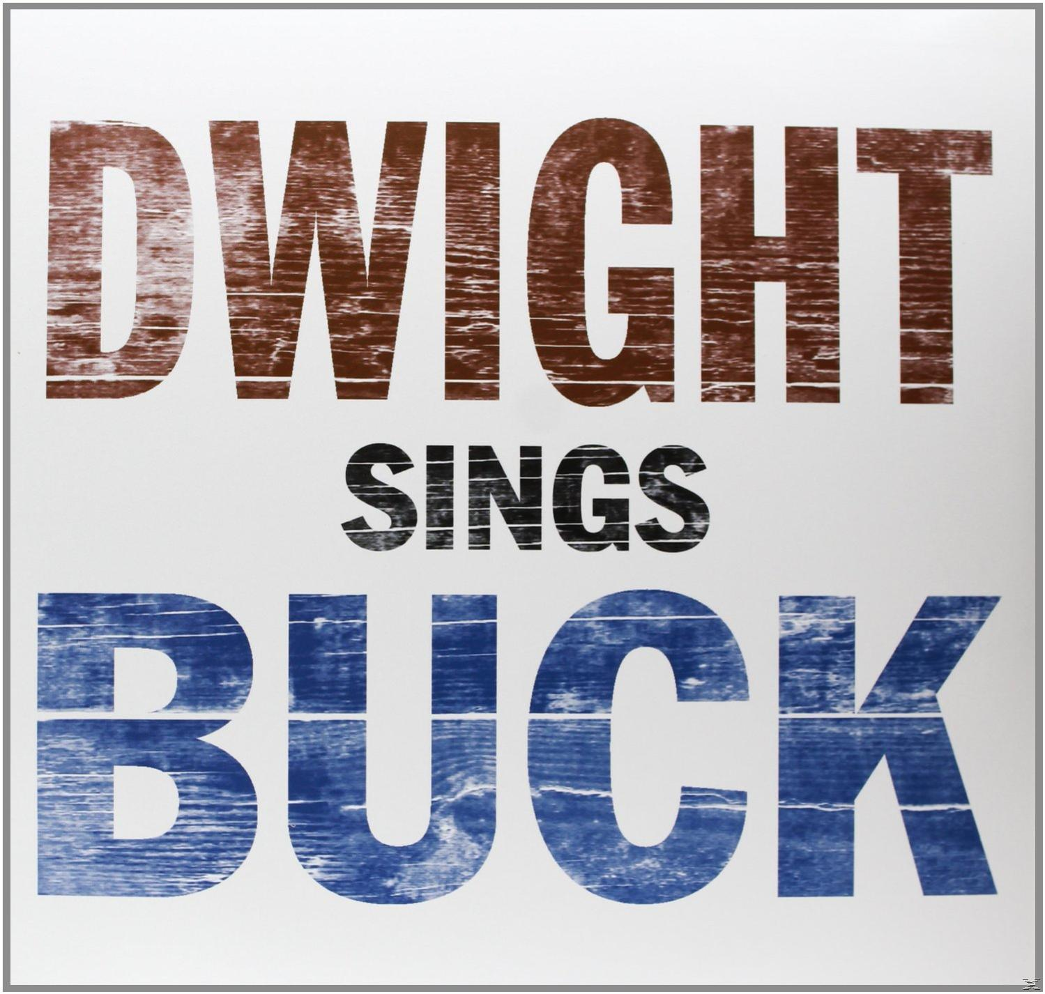 Dwight Sings Buck. Fehér háttérrel és szöveggel: Dwight Sings Buck.
