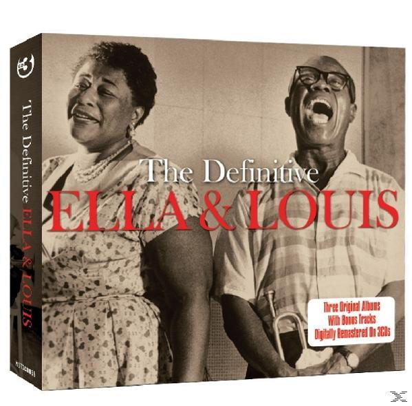 Album borító Ella & Louis-szal. Két ember mosolyog. A szöveg 'The Definitive Ella & Louis'.