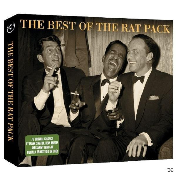A Rat Pack album borítója: Dean Martin, Sammy Davis Jr. és Frank Sinatra fekete öltönyben, dohányoznak.