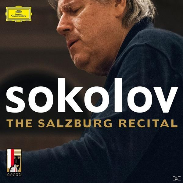 Album borító öltönyös férfival, a 'Sokolov' és a 'The Salzburg Recital' felirattal.