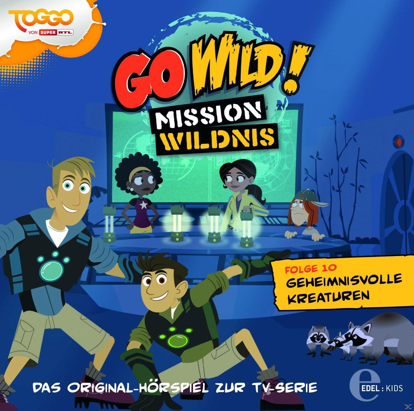 Go Wild!-Mission Wildnis - Go Wild! - Mission Wildnis 10: Geheimnisvolle Kreaturen  - (CD)