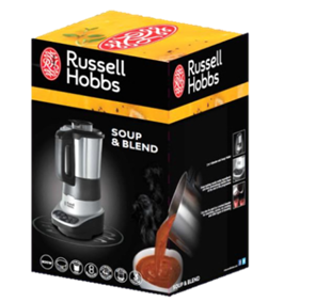 Russell Hobbs leveskészítő doboza a termék képével.
