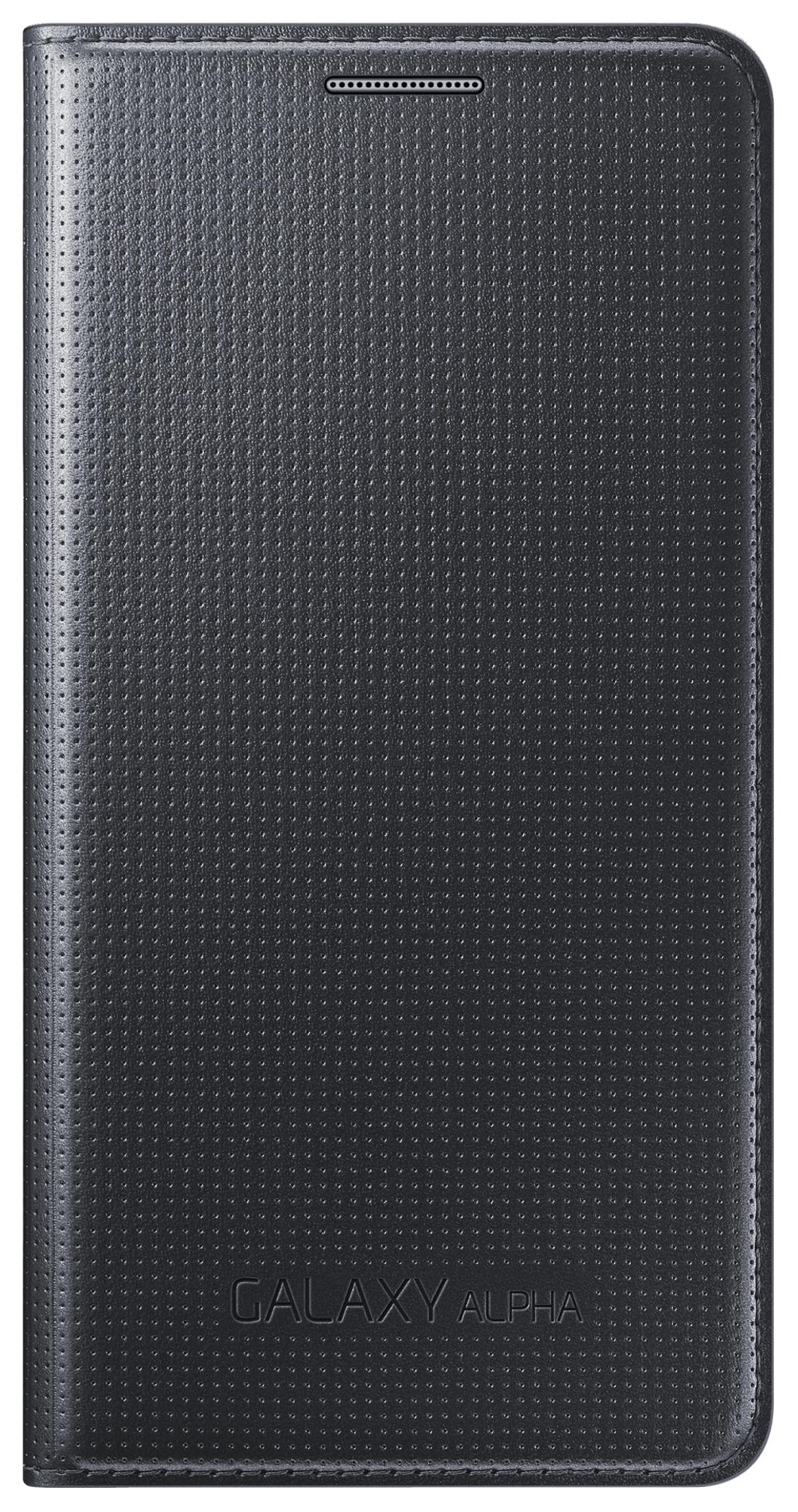 SAMSUNG Flip Cover EF-FG850 für Galaxy Alpha schwarz, Samsung, Galaxy Alpha, Schwarz