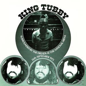 Albumcover von King Tubby, mit einem Mann mit Krone und den Dreads.