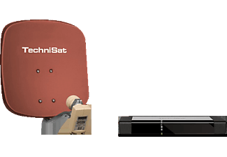 TECHNISAT DigiDish 45 mit TWIN-LNB rot + 1 x TechniBox S1 Satellitenanlage (45 cm, Spannungsversorgung vertikal: 11,5 - 14 V, Spannungsversorgung horizontal: 16 - 19 V)