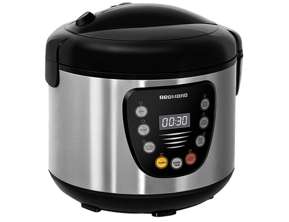 REDMOND RMC-M4515 700 W 6 Otomatik Programlı Multicooker Çok Amaçlı Pişirici Metalik Siyah