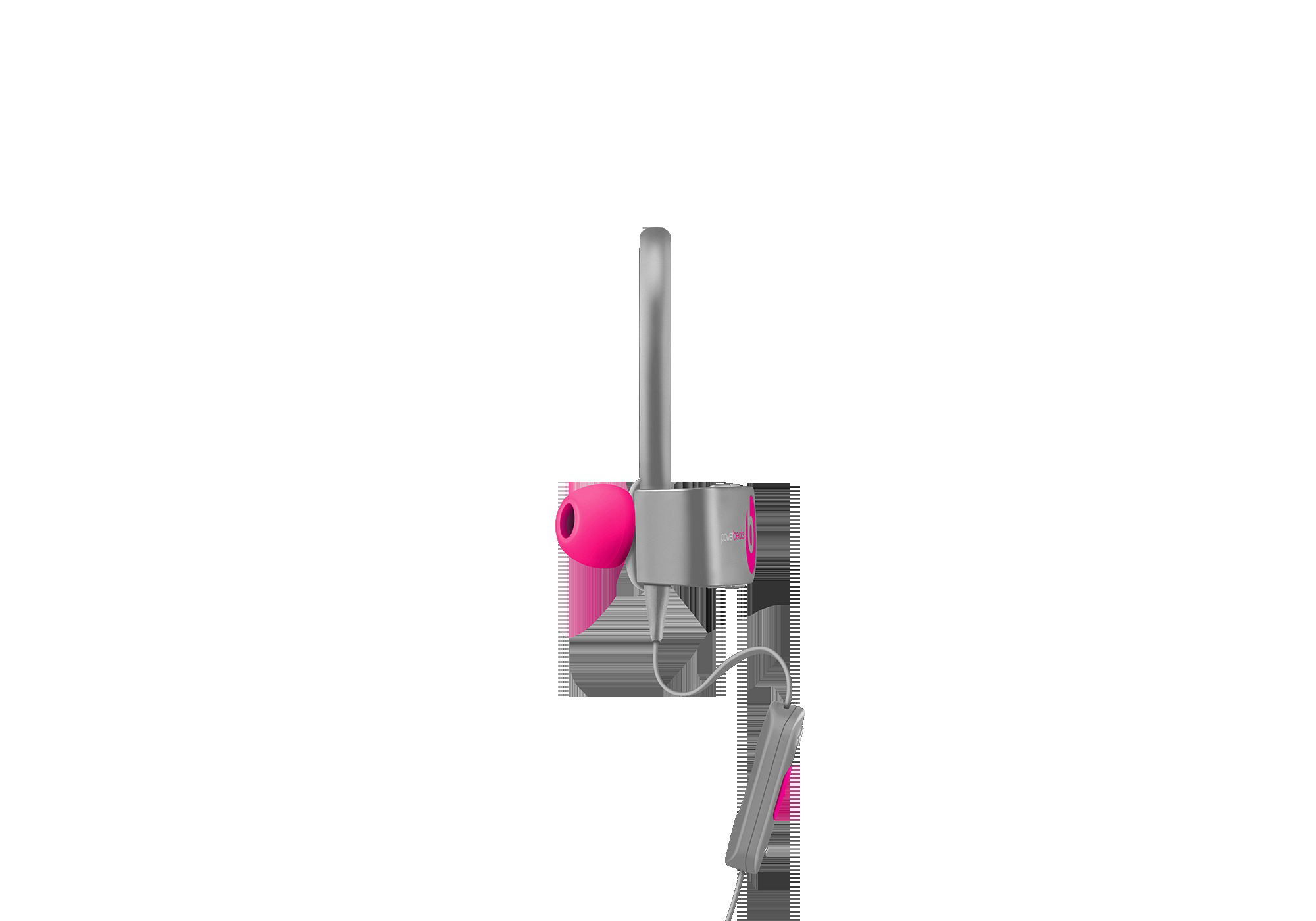 BEATS Powerbeats 2, In-ear Kopfhörer Bluetooth Pink/grau