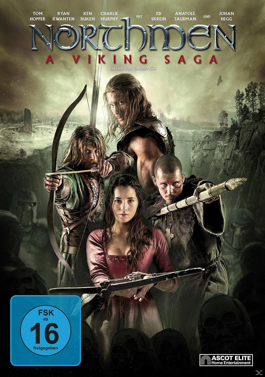 Filmposter: Northmen: A Viking Saga. Mehrere Personen mit Waffen.