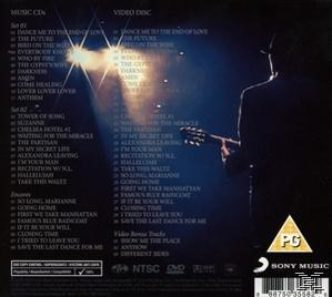 Egy CD hátlapja egy zenész sziluettjével és egy többféle oszlopban lévő szöveggel.