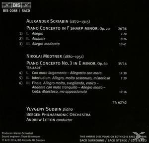 Yevgeny / Bergen Philharmonic Orchestra / Sudbin - Klavierkonzerte  - (SACD Hybrid)