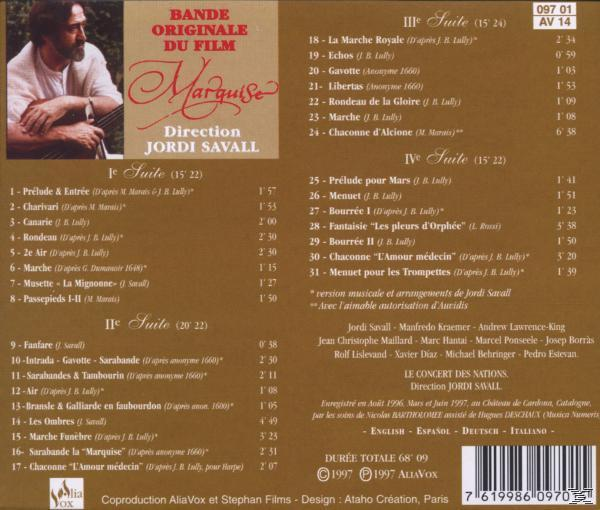 Jordi/le Concert Des Nations - (CD) Marquise Savall 