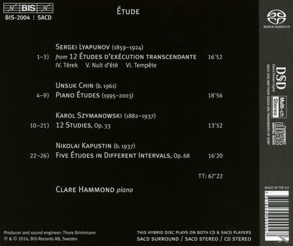 Hammond Clare - Etude  - (SACD Hybrid)