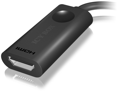 ICY BOX IB-AC506 ICY - Mini-DisplayPort Adapter (Schwarz)