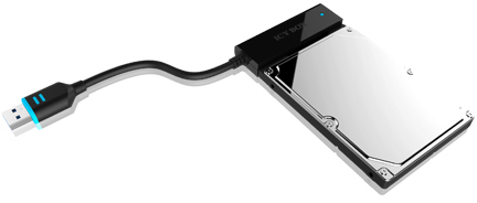 RAIDSONIC IB-AC603L-U3 Adapterkabel, Schwarz