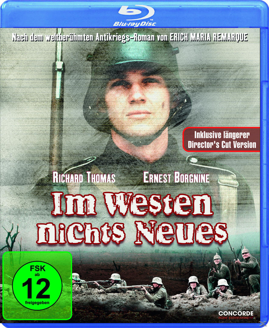Blu-ray-Cover: Mann mit Helm, Kriegsszene und grüner Altersfreigabeaufkleber.