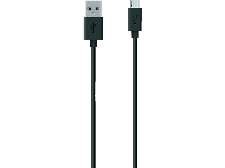 BELKIN microUSB naar USB kabel zwart (F2CU012BT2M-BLK)