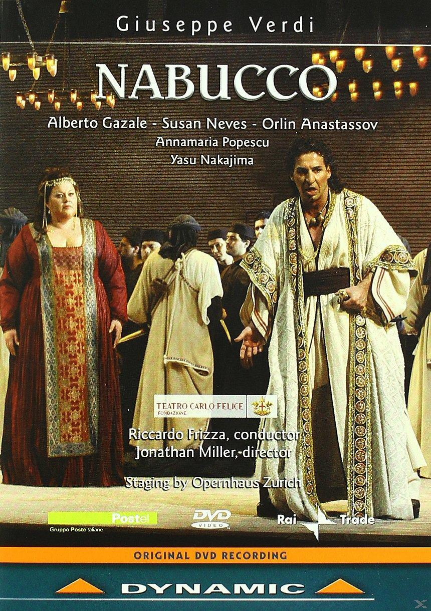 Alberto Gazale, Susan Yasu Nabucco Opernhaus (DVD) Neves, Orlin - Nakajima, Annamaria - Anastassov, Popescu, Zürich