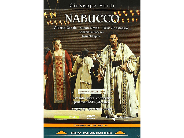 Nabucco Susan Popescu, Anastassov, Annamaria Nakajima, Opernhaus Neves, Gazale, (DVD) Alberto Zürich - Yasu - Orlin