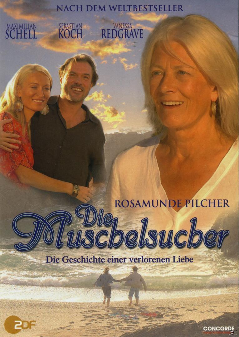 Die Muschelsucher DVD-Cover. Zeigt ein Paar am Strand und zwei Gesichter.