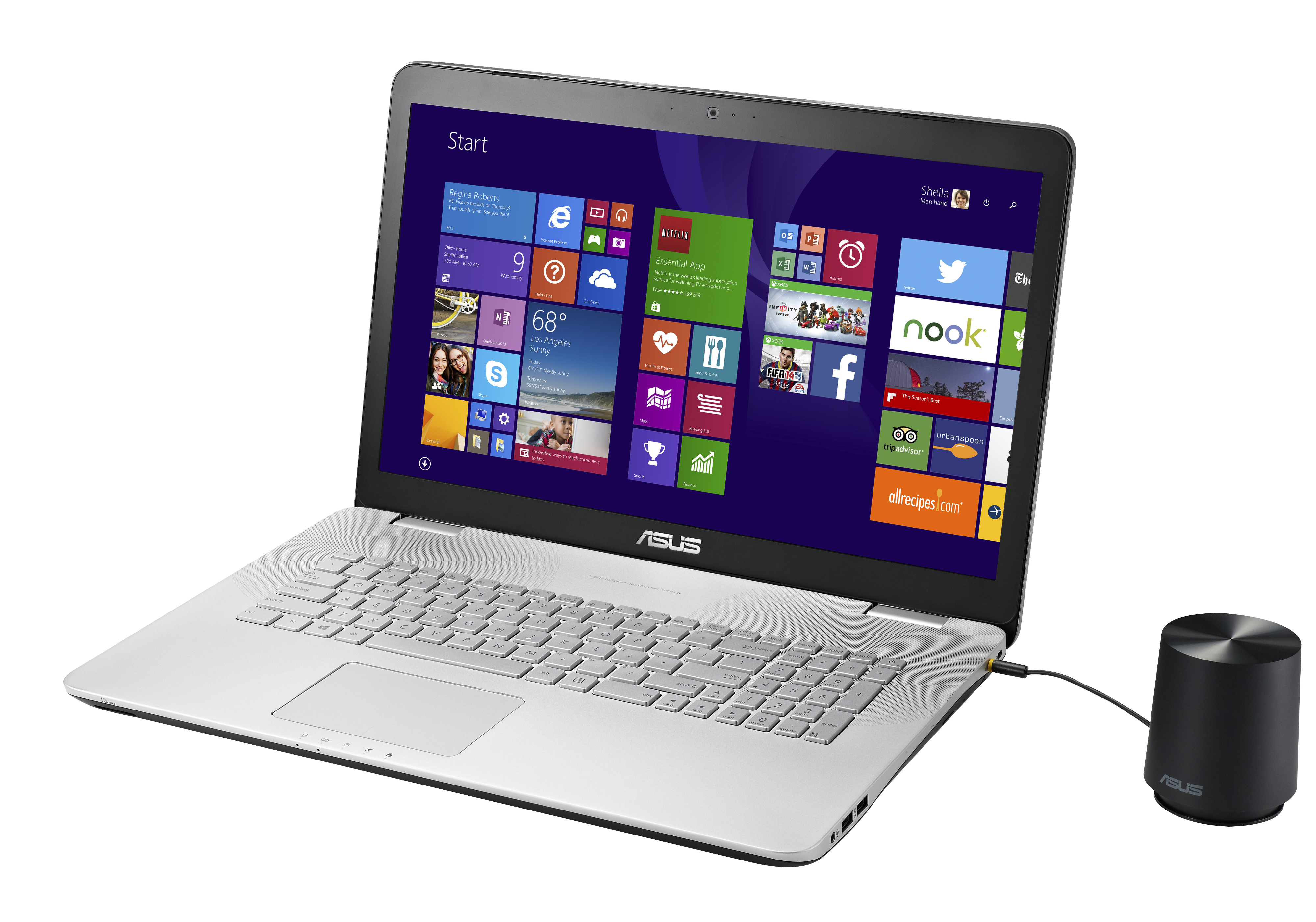 ASUS N751JK-T4147H - 17,3 Zoll - Intel® Core™ i7 i7-4710HQ - 8 GB - 1 TB - NVIDIA - Windows