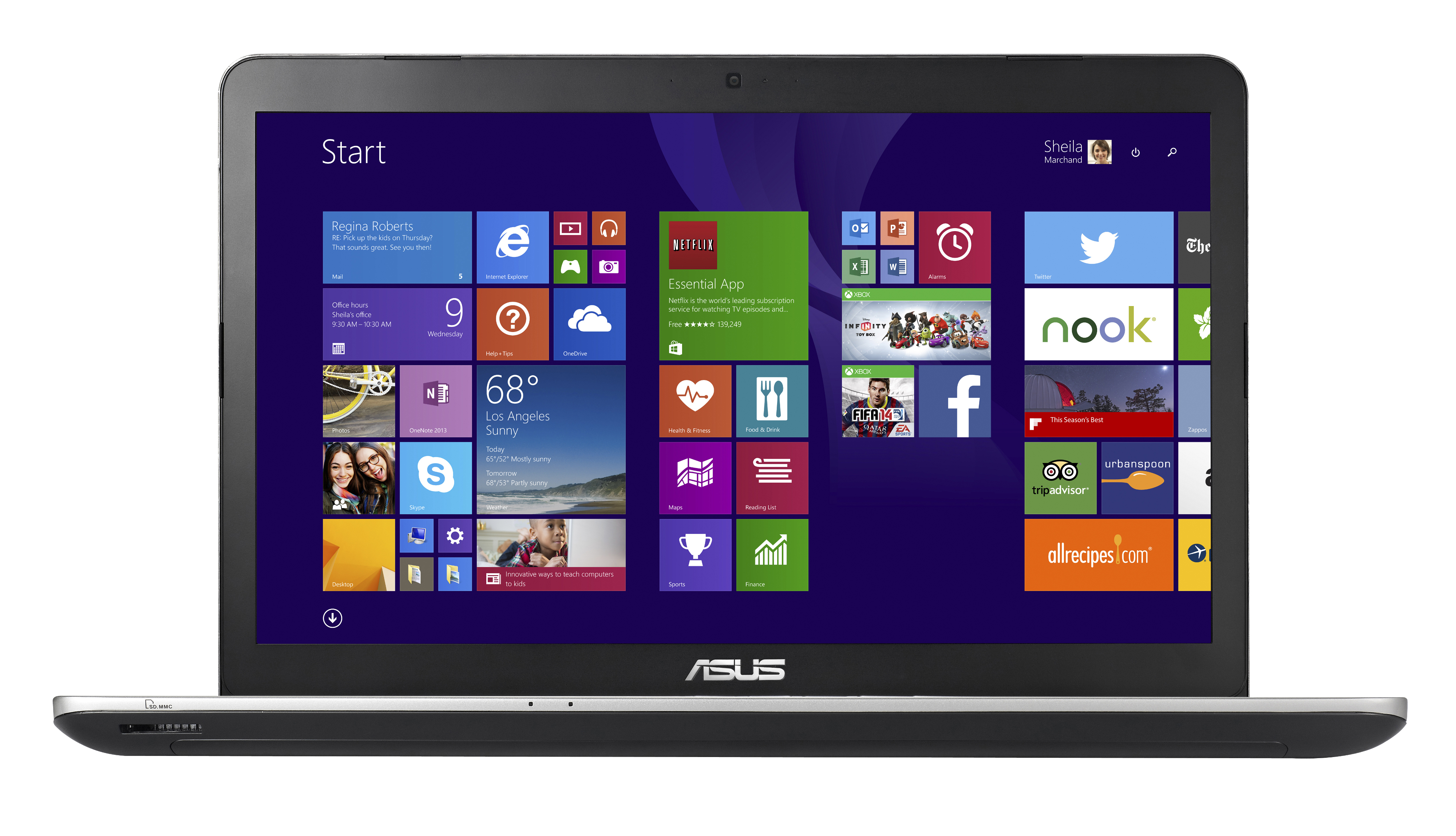 ASUS N751JK-T4147H - 17,3 Zoll - Intel® Core™ i7 i7-4710HQ - 8 GB - 1 TB - NVIDIA - Windows
