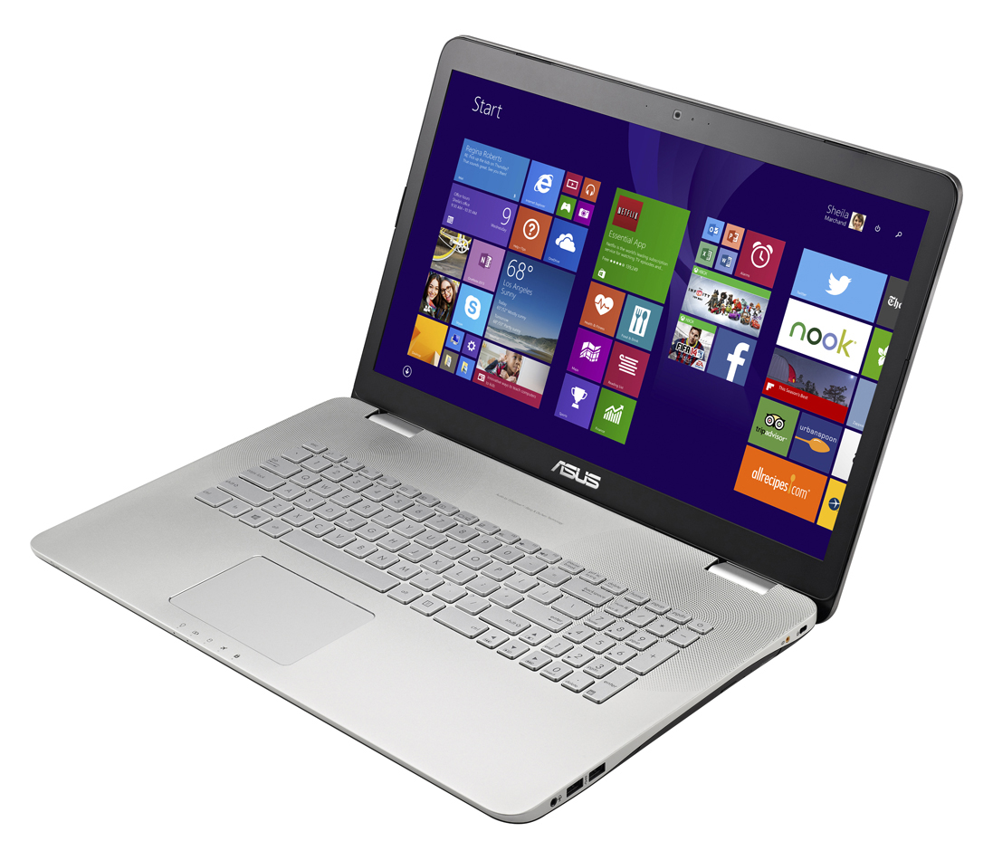 ASUS N751JK-T4147H - 17,3 Zoll - Intel® Core™ i7 i7-4710HQ - 8 GB - 1 TB - NVIDIA - Windows