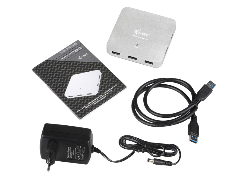 I-TEC U3HUBMETAL7 USB Hub, Silber