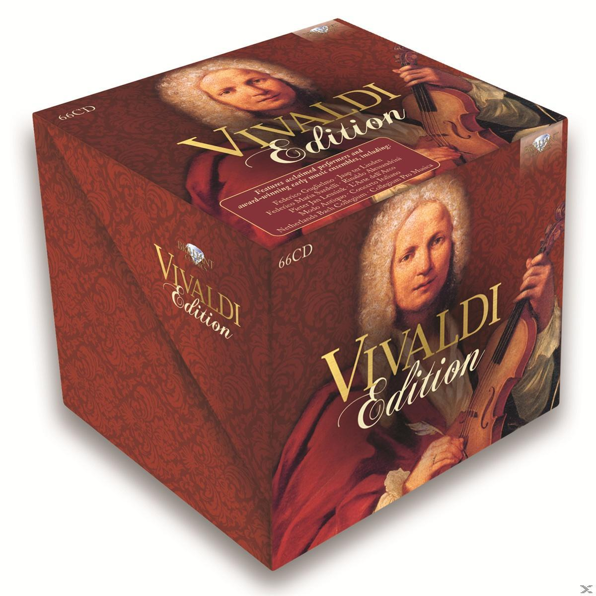 Box-Set der Vivaldi-Edition. Die Box hat eine Illustration von Vivaldi und der Titel 'Vivaldi Edition' ist sichtbar.