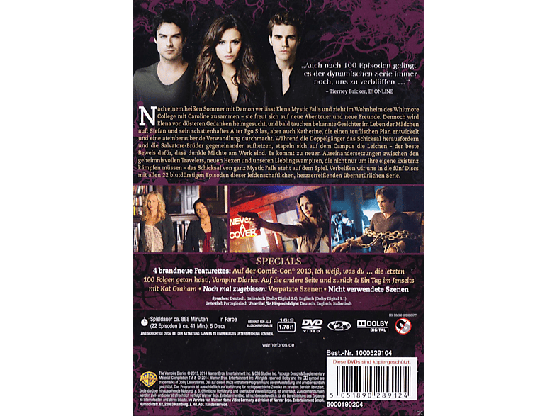 Thumbnail - The Vampire Diaries - Die komplette 5. Staffel DVD