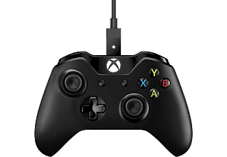 MICROSOFT Xbox One trådlös kontroll inkl. PC-Kabel - Svart